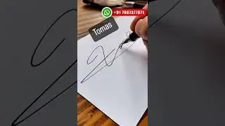T LETTER SIGNATURE DESIGN #calligraphy #writing #signature #art #freehand #sign #figmatutorial