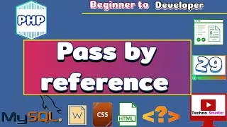Pass by reference in PHP | Examples | Tutorials for beginners  - 29  [HINDI]