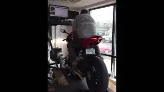 Ducati Panigale 1199 dyno in Denver Co.