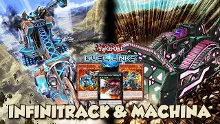 INFINITRACK & MACHINA DECK DUEL LINKS RANKED DUEL REPLAY + DECKLIST [YU GI OH! DUEL LINKS]