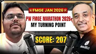 207 Marks in FMGE Jan 2026! 🏆 | FMGE Topper Interview | Dr. Vaibhav Khonde with Dr. Prassan Vij Sir