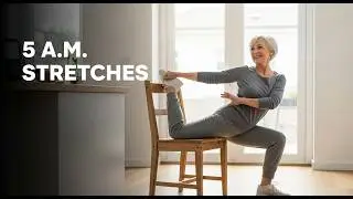 Over 60? 5 Morning Stretches That Save Your Knees & Hips From Stiffness