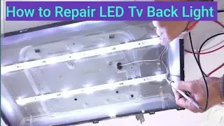 How to repair LED Tv back light| Back light| Panel repairing| Thomson tv back light repairing