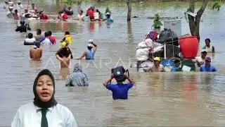 Flood disaster in Karawang city 