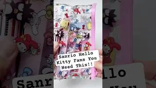 Sanrio Hello Kitty Stationery Set in a Plastic Zipper Pouch 😍💕