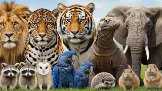 Wild Animals of the Natural World: Lion, Elephant, Tiger, Bear