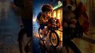 This little boy saved a broken street puppy 🐶😭 #dogshorts #viral #dog #trending #trending