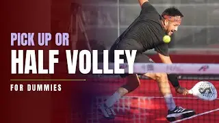 Padel pick up or a half volley. How to execute it easily.