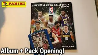 Album + Pack Opening! - Panini NBA 2021/22 Sticker and Card Collection Opening! (*ROOKIE*)