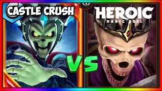 Castle Crush Vs Heroic Magic Duel All Card's Comparison!