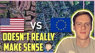American reacts to AMERICAN VS EUROPEAN SUBURBS (and why US suburbs suck)!