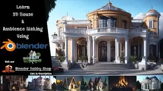 Basic Castle Exterior for Beginners using Blender 3.5 | #blender #blender3d #blendertutorial #house