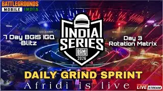 BGMI LIVE 🔴 Day 3 &ndash; Zone Prediction Matrix | Smart Rotations Erangel Miramar | BGIS IGQ Prep