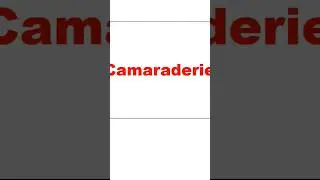 How to Pronounce Camaraderie? - British English #subscribe