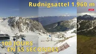 Nassfeld ⏩ Timelapse 100 jours