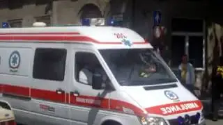 Mark&oacute; utca mentő kivonul&aacute;s
