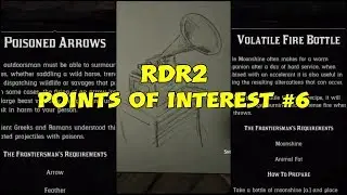 Rdr2 points of interest #6 locations,Easter eggs,fire bottle pamphlet,mystery hill home,poison arrow