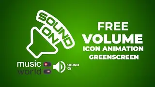 Volume Icon Animation Green Screen | Ready-to-Use Overlay for Short-Form Video