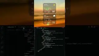 Weather widget 