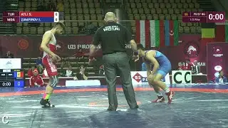 1/2 FS - 57 kg: S. ATLI (TUR) df. I. ZAMFIROV (MDA) by TF, 13-0