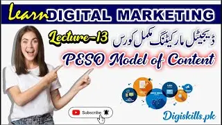 PESO Model of Content | Content Distribution Channels|Topic13|Learn Digital Marketing
