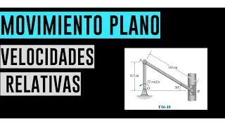 F16-10 - Hibbeler - Cinemática plana de un cuerpo rígido