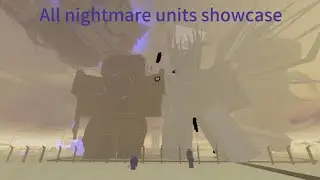 Nightmare crate units showcase | Skibi Defense
