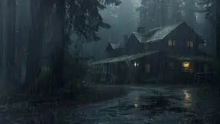 Say Goodbye to Stress and Anxiety with Heavy Rain in the Forest | Natural Sounds for Deep Sleep