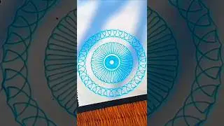 Two rows spirograph drawing book ready spiro tools🛠️🛠️#handwork #homework #shorts #art #drawing