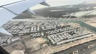 Airbus A350-1000 terribly hard landing at Abu Dhabi