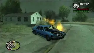 GTA:SA - Random Plane Crash Almost Kills Me