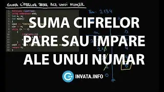 Suma cifrelor pare sau impare ale unui numar   C++