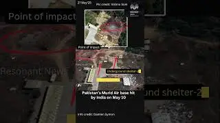 Pakistan's MURID BASE hit by India-- satellite image