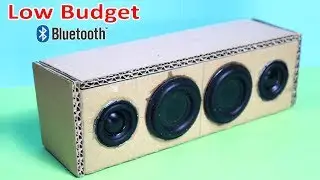 DIY Bluetooth Speaker from Cardboard | Cheap & Simple