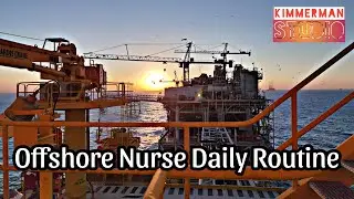 Offshore Nurse Daily Routine - [Medic Life Documentary] - #nursejobs