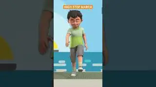 HIGH STEP MARCH رياضة للاطفال تمارين رياضية للاطفال بالمنزل