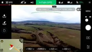 DJI PHANTOM  4 RANGE TEST 6,5 Km Critical Low Battery Emergency Landing