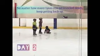 Learn to Skate USA, Snowplow Sam 1: First Ice Skating Lesson⛸️ 3 years old 🏡Fun for kids and family