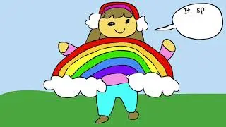 Rainbow Words Animation
