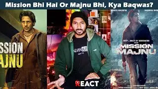Movie Trailer: Mission Majnu Foreigner's Reaction - India vs Pakistan? - React by Mohsin Jafferi