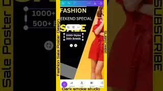 Fashion sale poster design | Tutorial in hindi | sale poster design