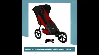 Adaptive Star Axiom Improv 3 Red Indoor/Outdoor Mobility Pushchair