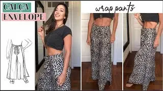 CALÇA ENVELOPE - WRAP PANTS - TUTORIAL FÁCIL DIY