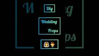 Diy wedding props at home#shorts #wedding #props#at home