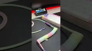 Custom keyboard cables #shorts