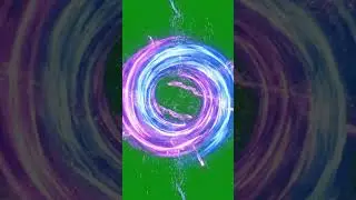 ✨ Neon Light Transition Green Screen | Glowing Light FX Overlay (FREE) ✨