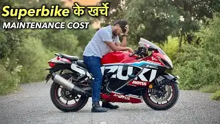 SUZUKI HAYABUSA SUPERBIKE MAINTENANCE COST | It costs a lot 😱😱