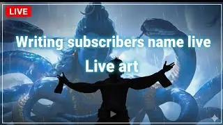 writing my subscribers name || live  ❤️❤️🧡 || write down your name  😁😁 || #short #viral #liveart