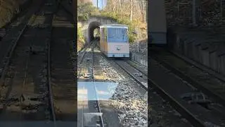 Standseilbahn auf den Merkur Baden-Baden Bergfahrt #bergbahnen