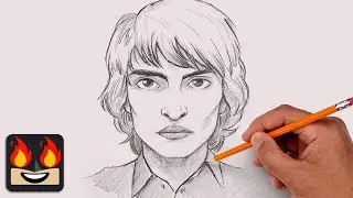 Как нарисовать Майка Уилера | Очень странные дела